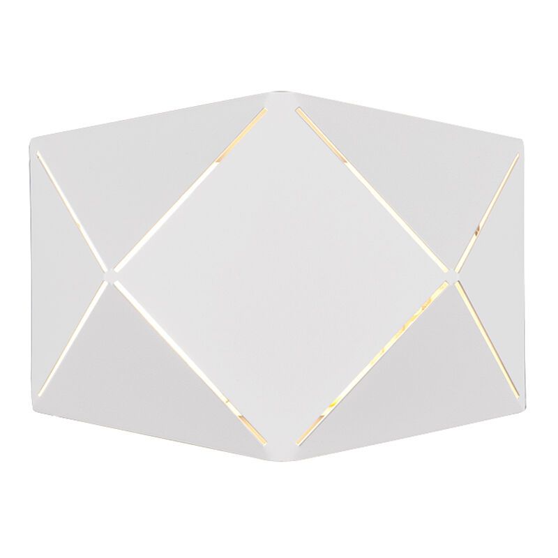 Hvid væglampe modern, Soloro, 6W, 3000K LED Hvid væglampe modern, Soloro, 6W, 3000K LED