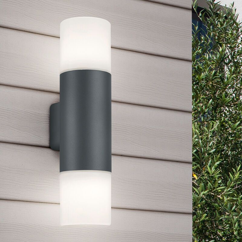 Antracit udendørslampe modern, Fjelso, IP44