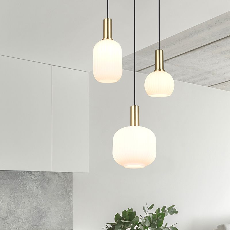 Hvid pendler lampe design, Nurullah