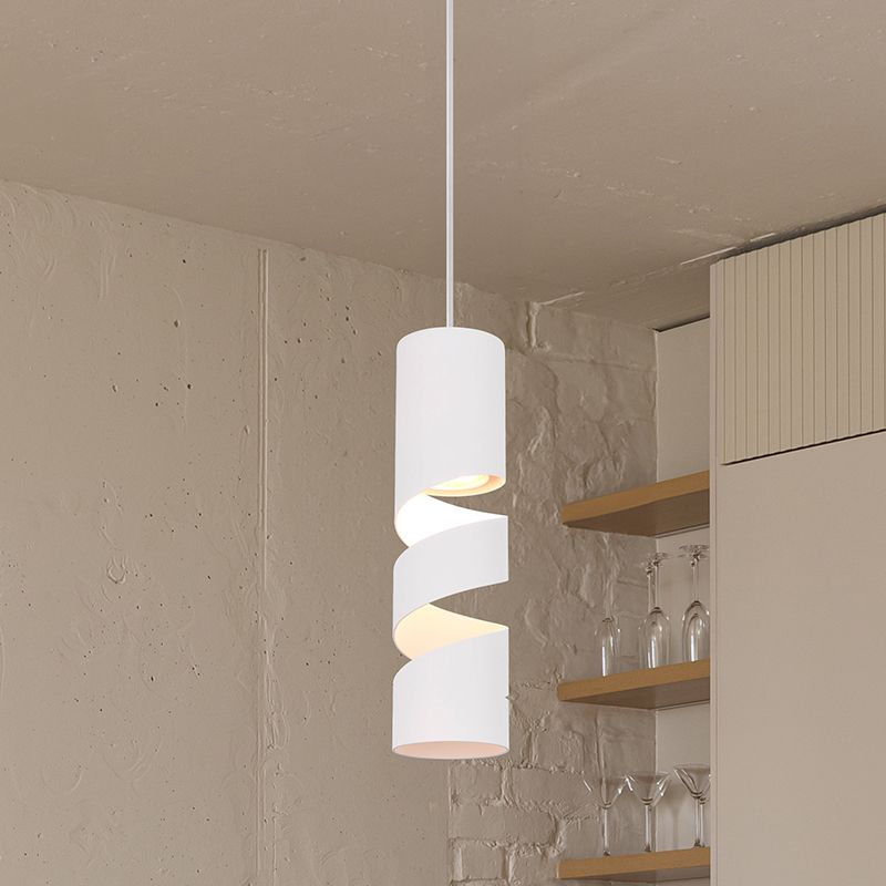 Hvid pendler lampe design, Marouan