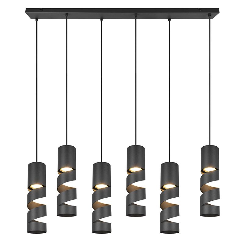 Sort pendel lampe design, Marouan