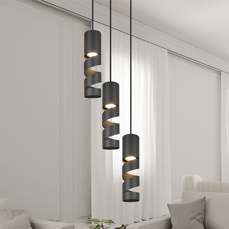 Sort pendler lampe design, Marouan