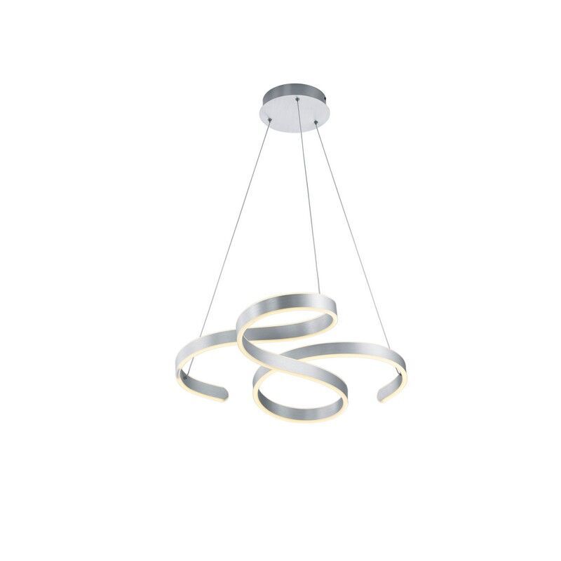 Sølv pendler lampe modern, Davu, 52W, 3000K LED Sølv pendler lampe modern, Davu, 52W, 3000K LED