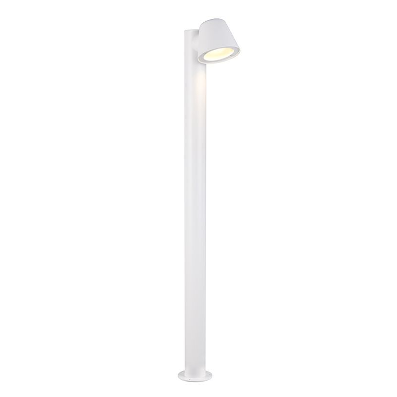 Hvid udendørslampe modern, Noufissa, IP44
