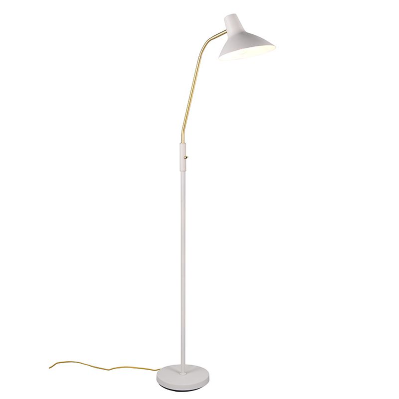 Hvid gulv lampe klassisk, Merit Hvid gulv lampe klassisk, Merit