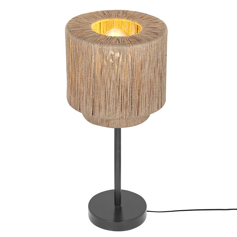 Beige bordlampe rustik, Rinus Beige bordlampe rustik, Rinus