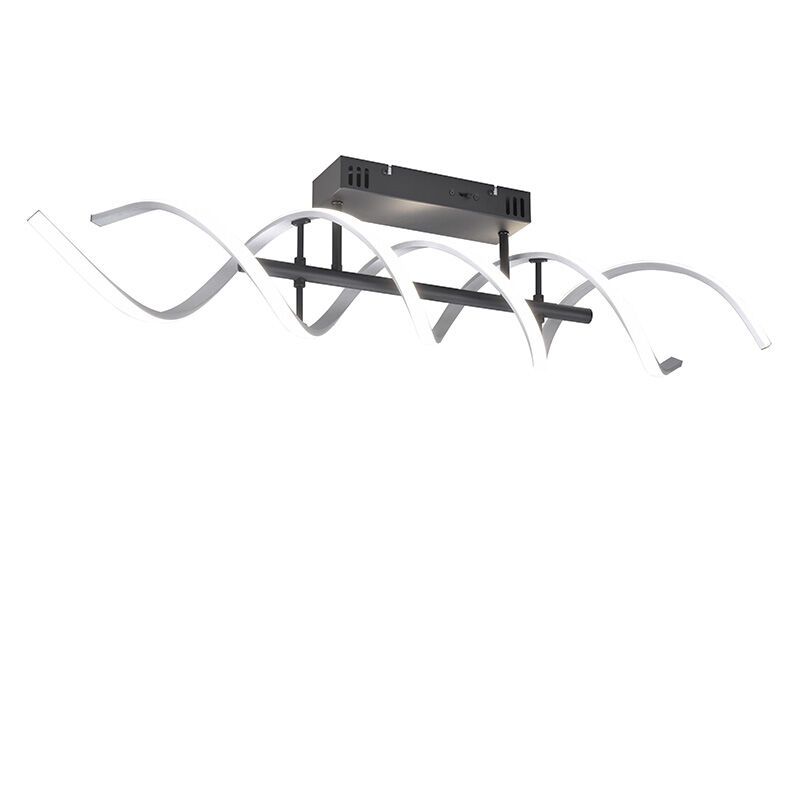 Krom loftlampe design, Sylvian, 41W, varm til kold hvid justerbar LED, 3 trins lysdæmper