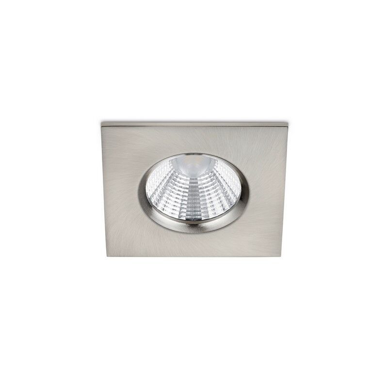 Nikkel indbygningsspot badeværelse modern, Iman, 5W, 3000K LED, IP65
