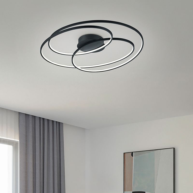 Sort plafond modern, Sabra, 50W, 3000K LED Sort plafond modern, Sabra, 50W, 3000K LED
