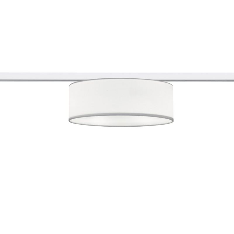 Hvid loftslampe Oliver til 2-faset skinnebelysning Hvid loftslampe Oliver til 2-faset skinnebelysning