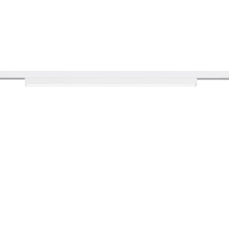 Hvid klemlampe Chloe til 2-faset skinnebelysning