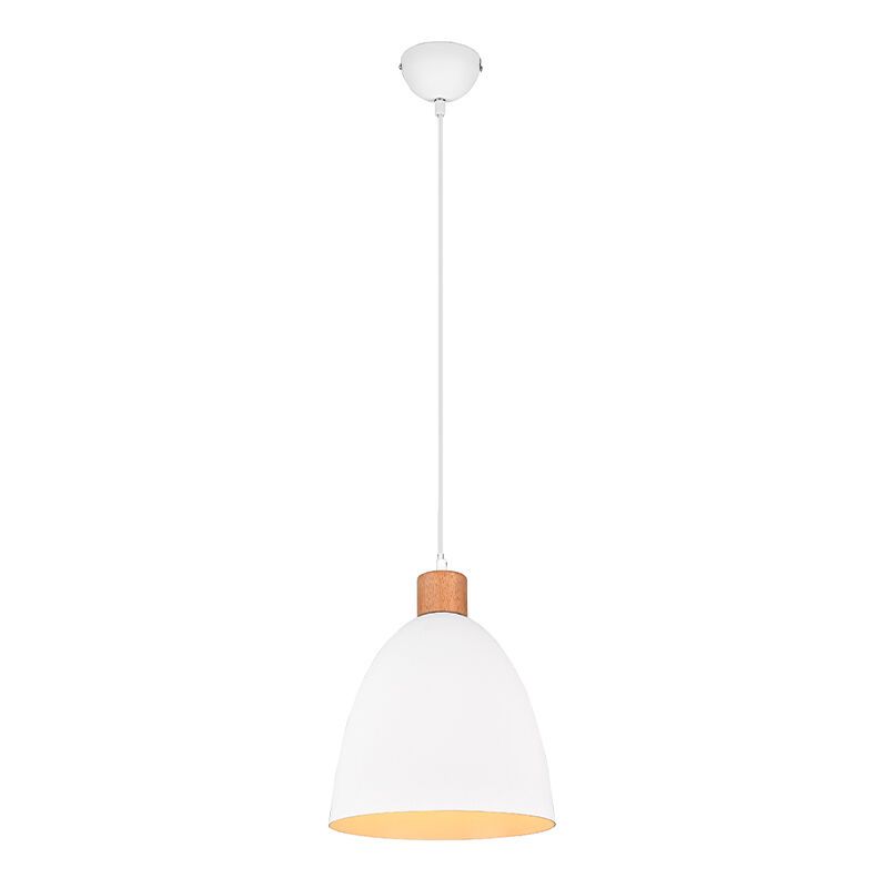 Hvid pendler lampe modern, Casparus