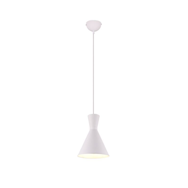 Hvid pendler lampe modern, Mindy