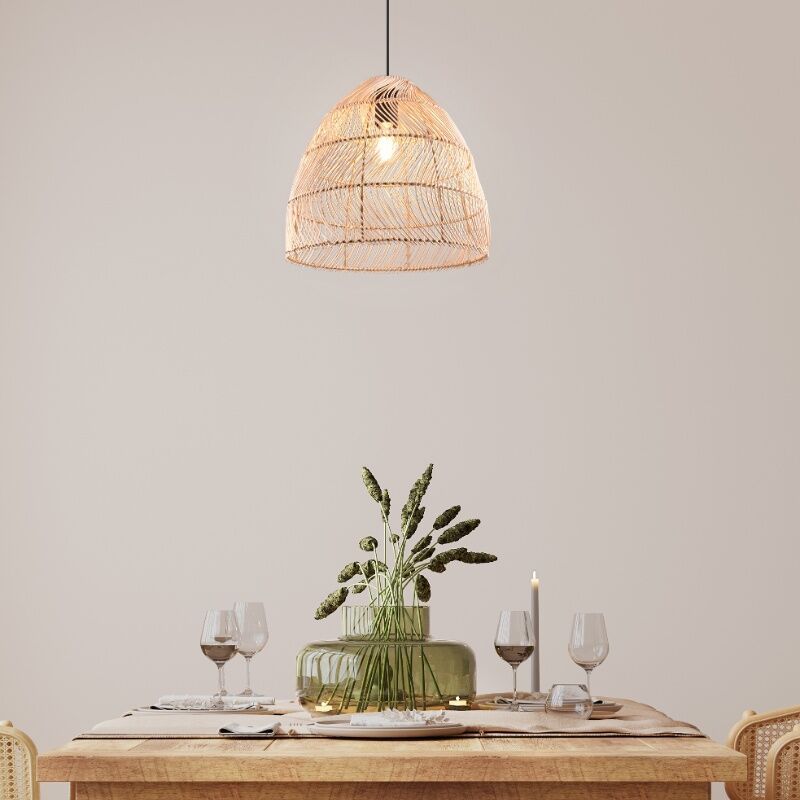 Rattan pendler lampe brun, Symon