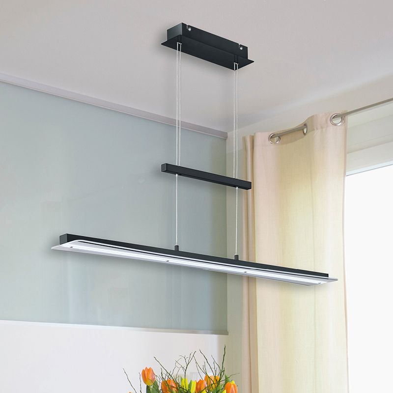 Sort pendler lampe modern, Port, 18W, varm til kold hvid justerbar LED Sort pendler lampe modern, Port, 18W, varm til kold hvid justerbar LED