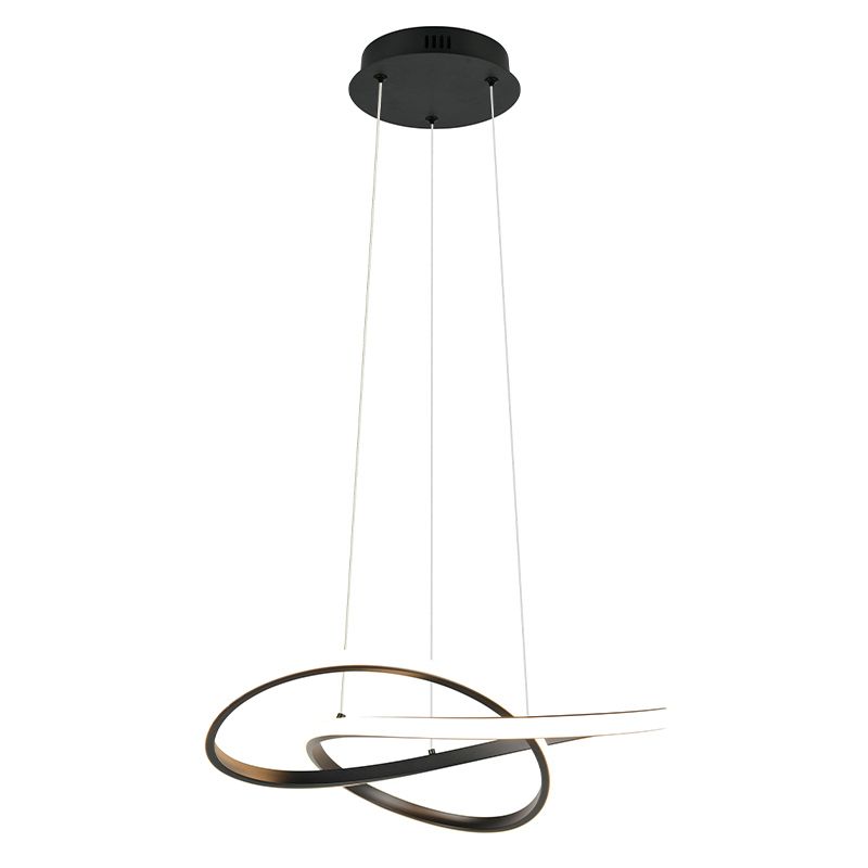 Sort pendler lampe modern, Rabiaa