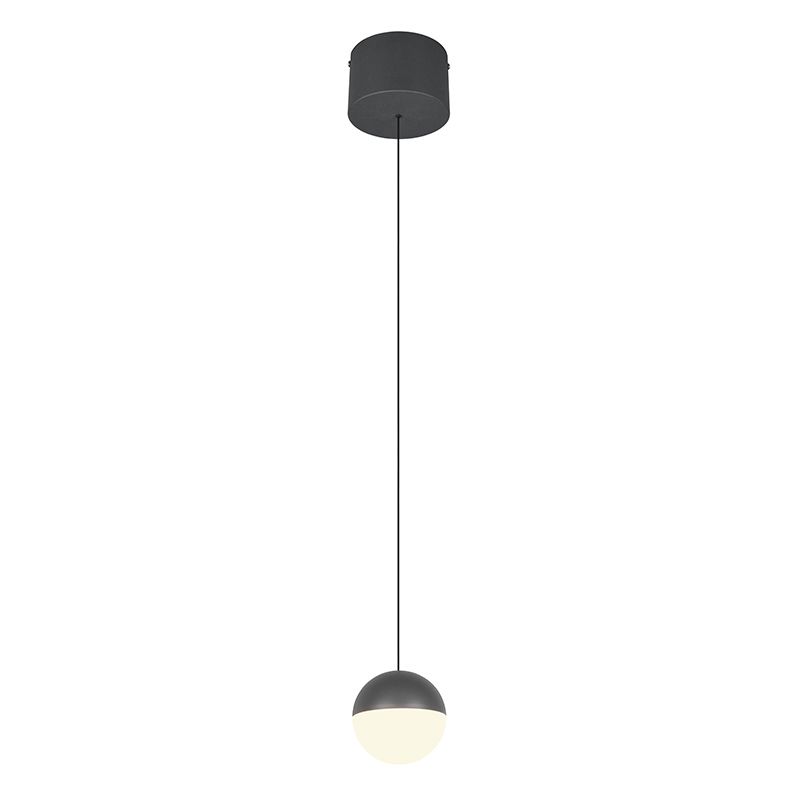 Antracit pendler lampe modern, Rigtje Antracit pendler lampe modern, Rigtje