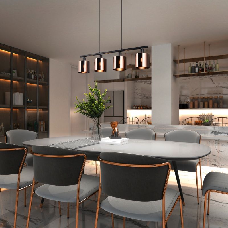 Bronze pendler lampe design, Loeka