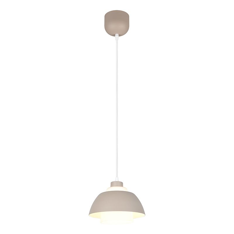 Beige pendler lampe modern, Tjomme
