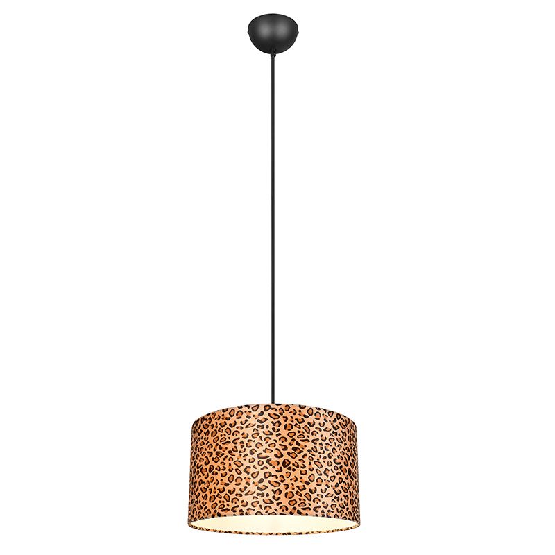 Brun pendler lampe modern, Viton