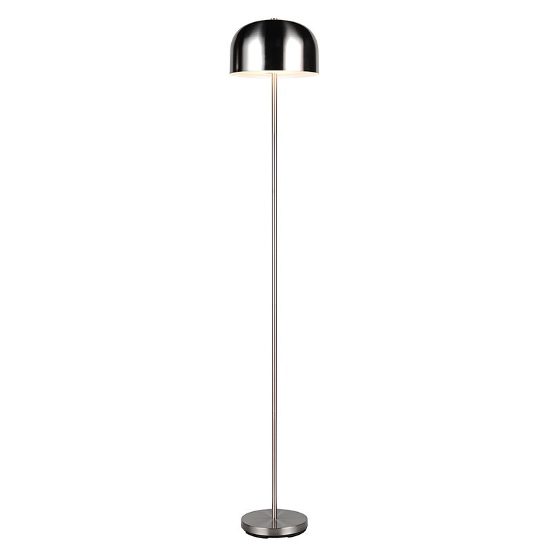 Nikkel genopladelig gulvlampe modern, Dustin, 2,5W, 3000K LED, 3 trins lysdæmper