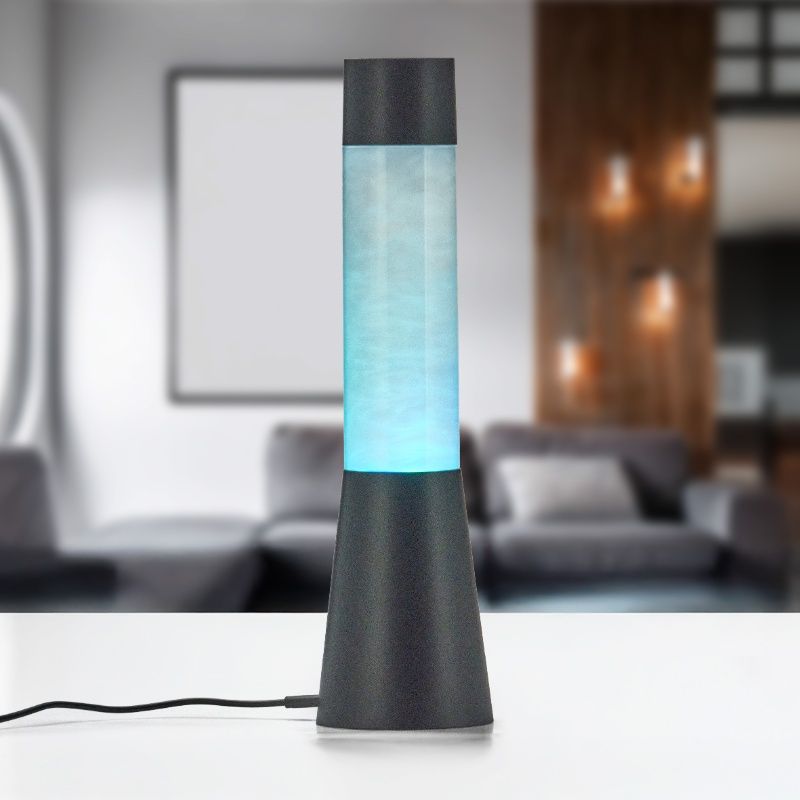 Sort bordlampe til børneværelse modern, Remigius, med brytare Sort bordlampe til børneværelse modern, Remigius, med brytare