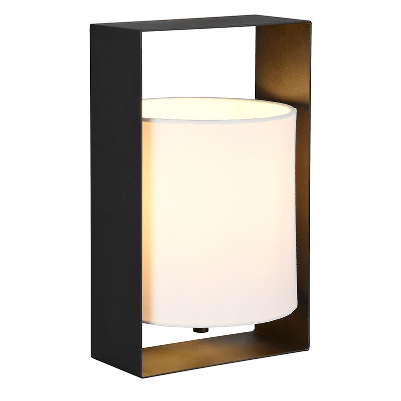 Sort bordlampe modern, Radhika, med brytare