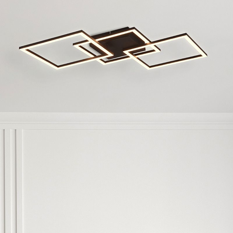 Sort plafond modern, Margaux, 31W, 3000K LED
