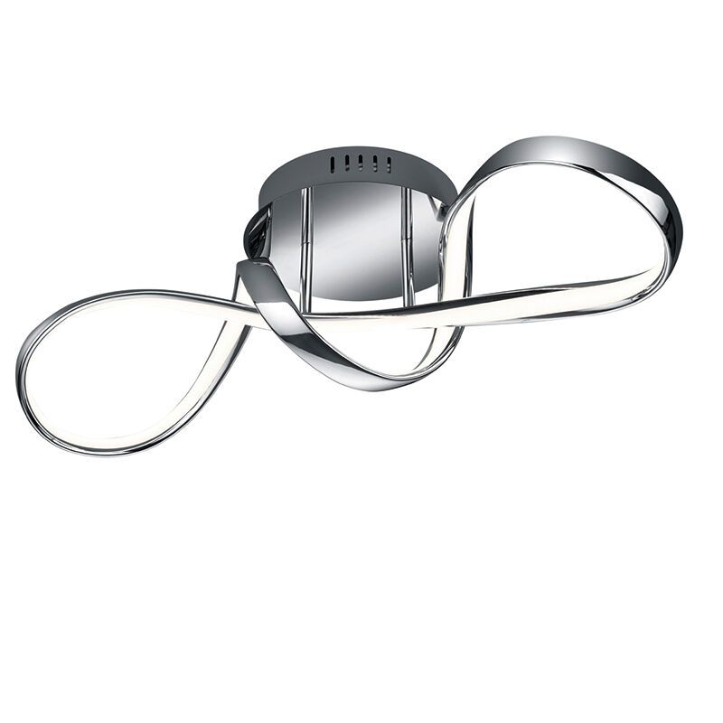 Krom loftlampe design, Renso, 28W, 4000K LED, 3 trins lysdæmper