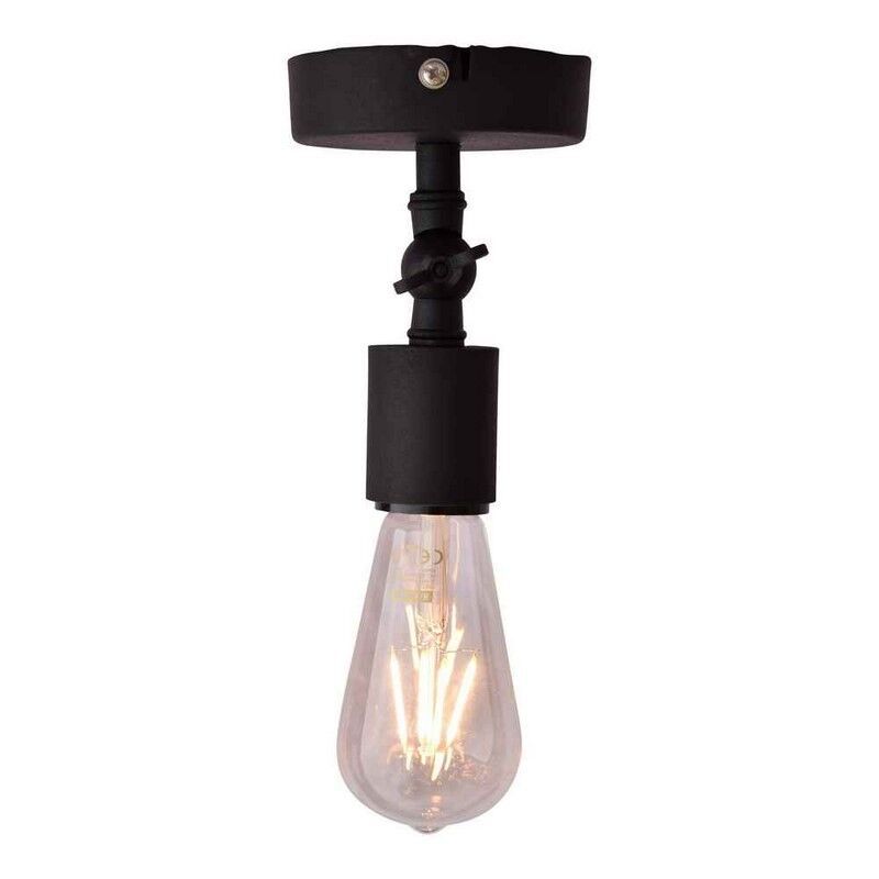 Industri loftlampe sort, Bolb