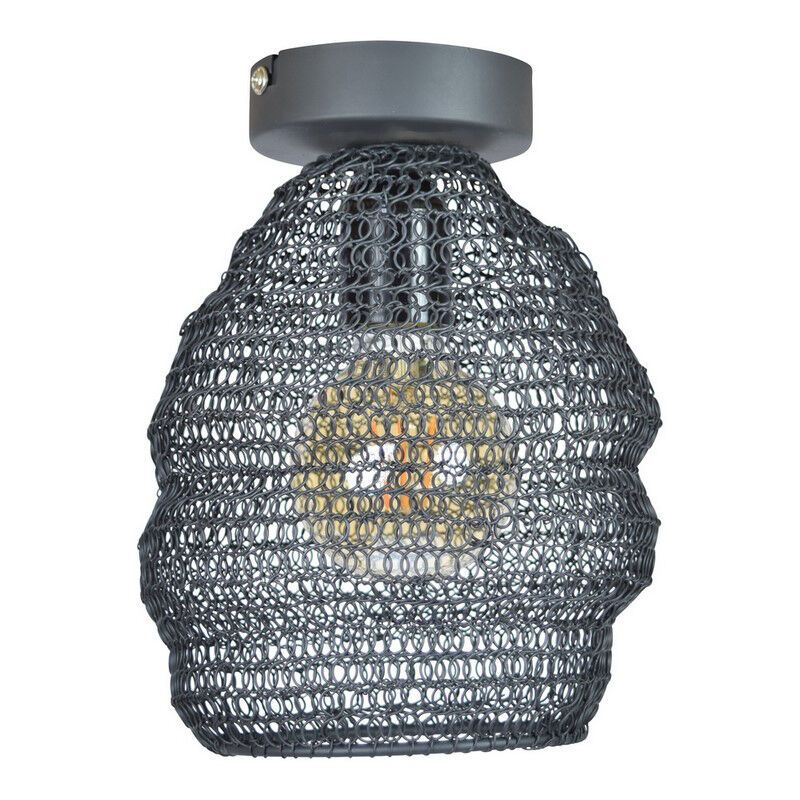 Industri loftlampe sort, Lida