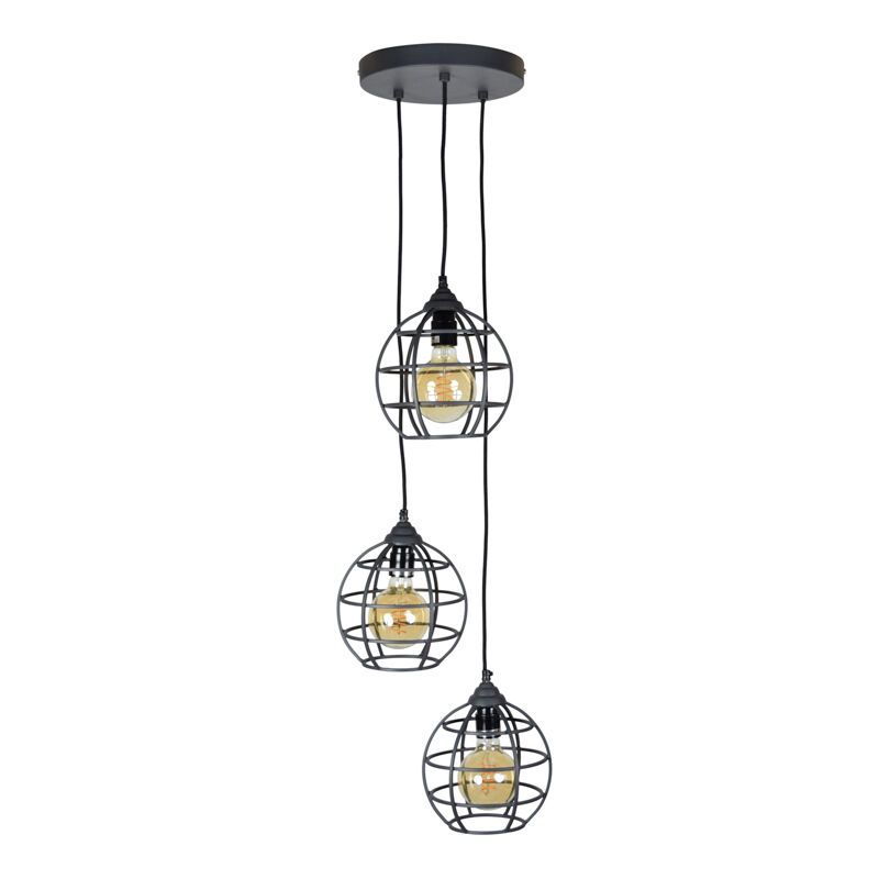 Industri pendler lampe sort, Roland Industri pendler lampe sort, Roland