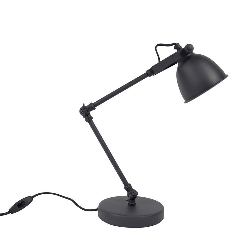 Industri bordlampe sort, Ferdy, med brytare Industri bordlampe sort, Ferdy, med brytare