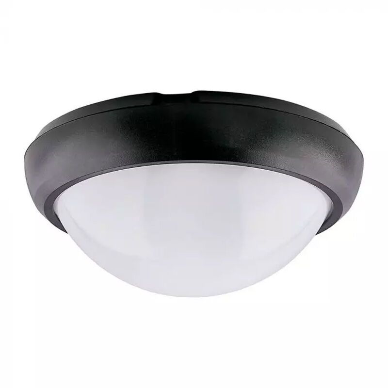 Plast trappelys sort, Xenia, 8W, 6400K LED, IP54