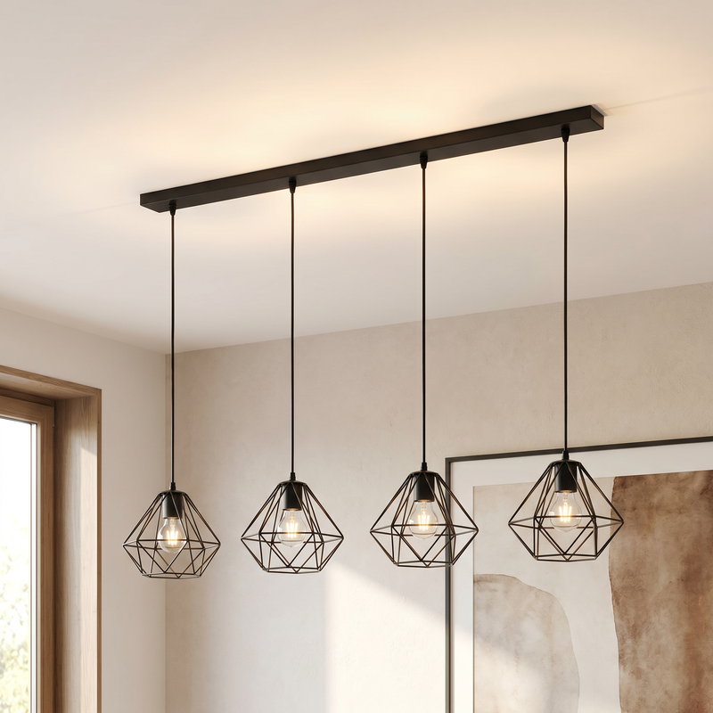 Industri pendler lampe sort, Jochem Industri pendler lampe sort, Jochem