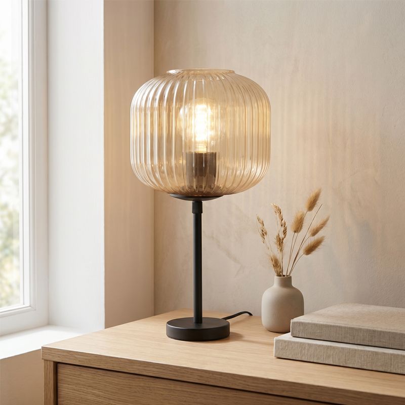 Design bordlampe rav, Charlois, med brytare Design bordlampe rav, Charlois, med brytare