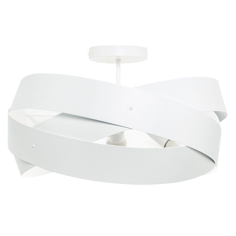 Modern loftlampe hvid, Tanno