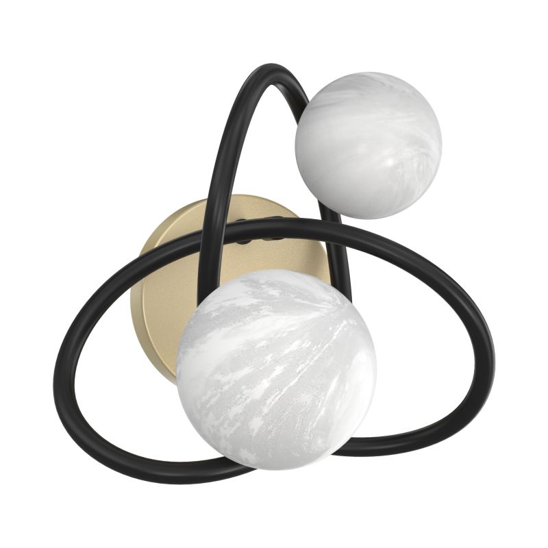 Modern væglampe hvid, Moritz