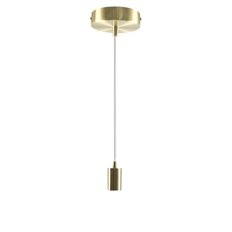 Aluminium pendler lampe uden skærm guld, Rika Aluminium pendler lampe uden skærm guld, Rika