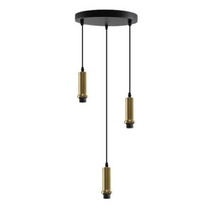 Aluminium pendler lampe uden skærm guld, Rika