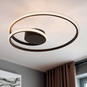 Modern loftlampe sort, Levy, 20W, 2700K LED, 3 trins lysdæmper