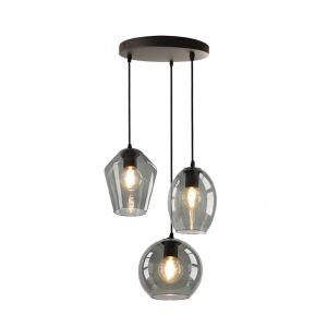 Design pendler lampe grå, Lazaro