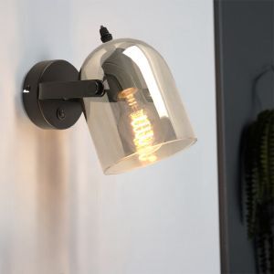 Design vægspot grå, Clyde