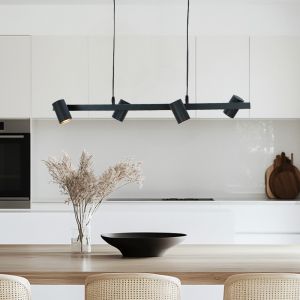 Modern pendler lampe sort, Carlos