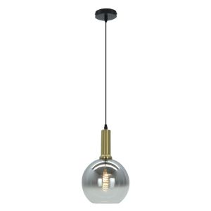 Design pendler lampe grå, Emerson