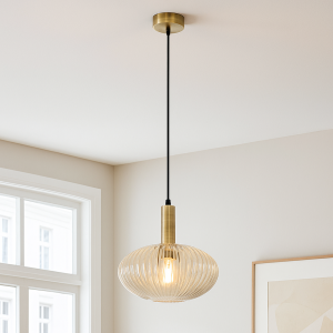 Retro pendler lampe rav, Charlois