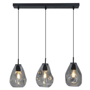 Design pendler lampe grå, Evito