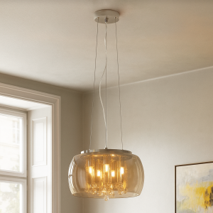 Design pendler lampe rav, Lorenzo