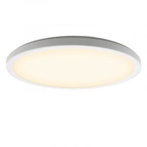 Plast plafond hvid, Shona, 22W, 3000K LED, 3 trins lysdæmper