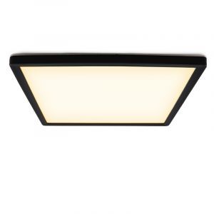 Plast plafond sort, Shona, 22W, 3000K LED, 3 trins lysdæmper